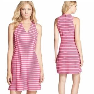 Lilly Pulitzer Pink and White Striped Mini Dress